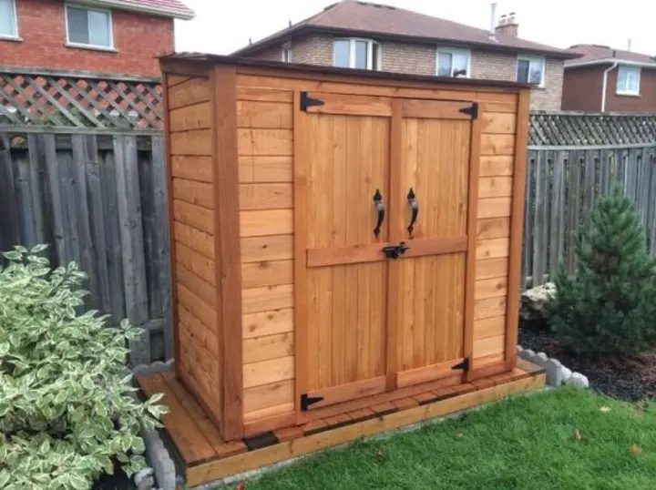 Grand Garden Chalet 6 ft. W x 3 ft. D Solid Wood Tool Shed
