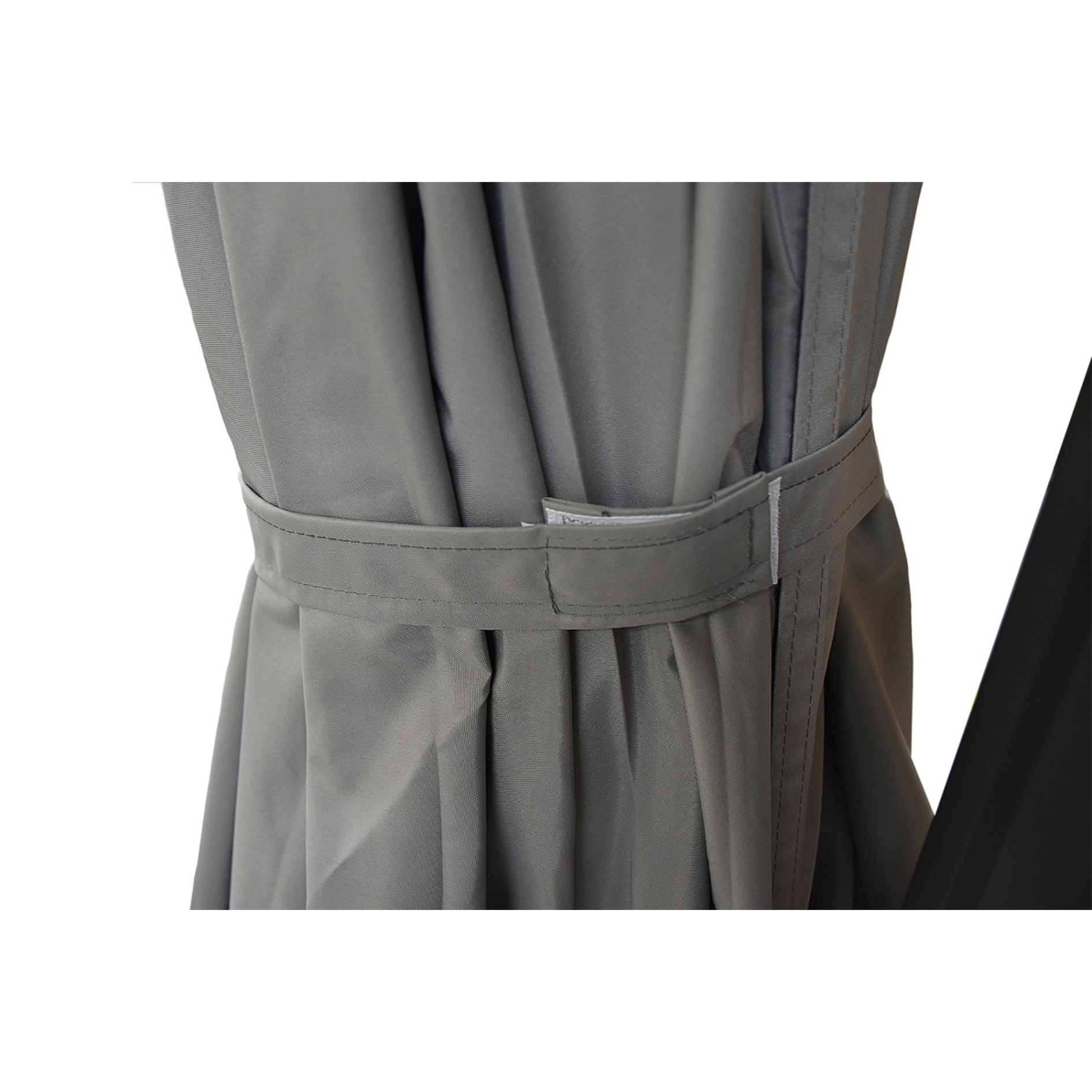 Grey 3m Square Rotating 360 Degree Cantilever Parasol