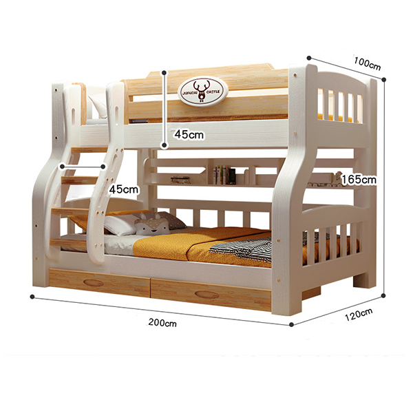 Bunk bed bunk bed solid wood bunk bed