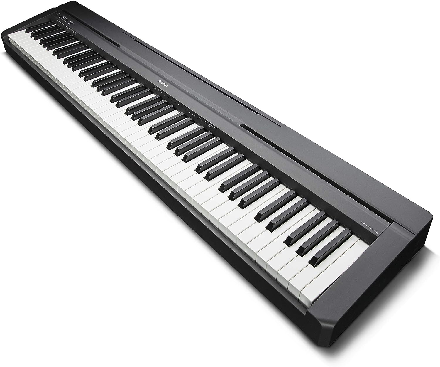 YAMAHA P-45B Digital Piano - Light and Portable Piano for Hobbyists and Beginners, in Black