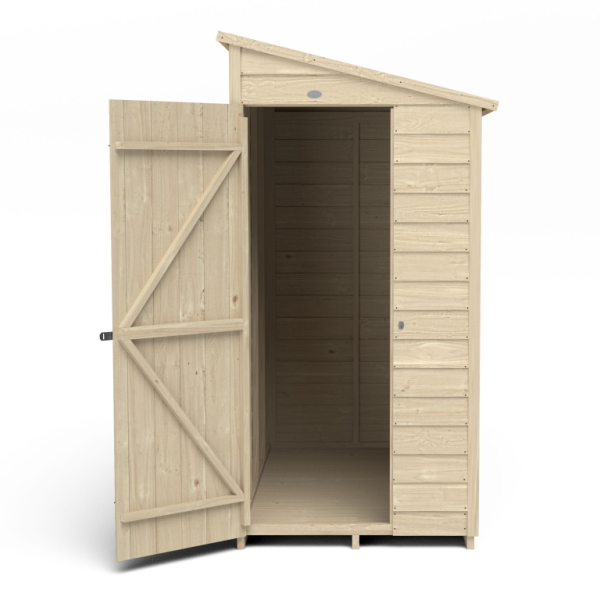 Overlap Pressure Treated 3 x 6 Pent Shed - No Window