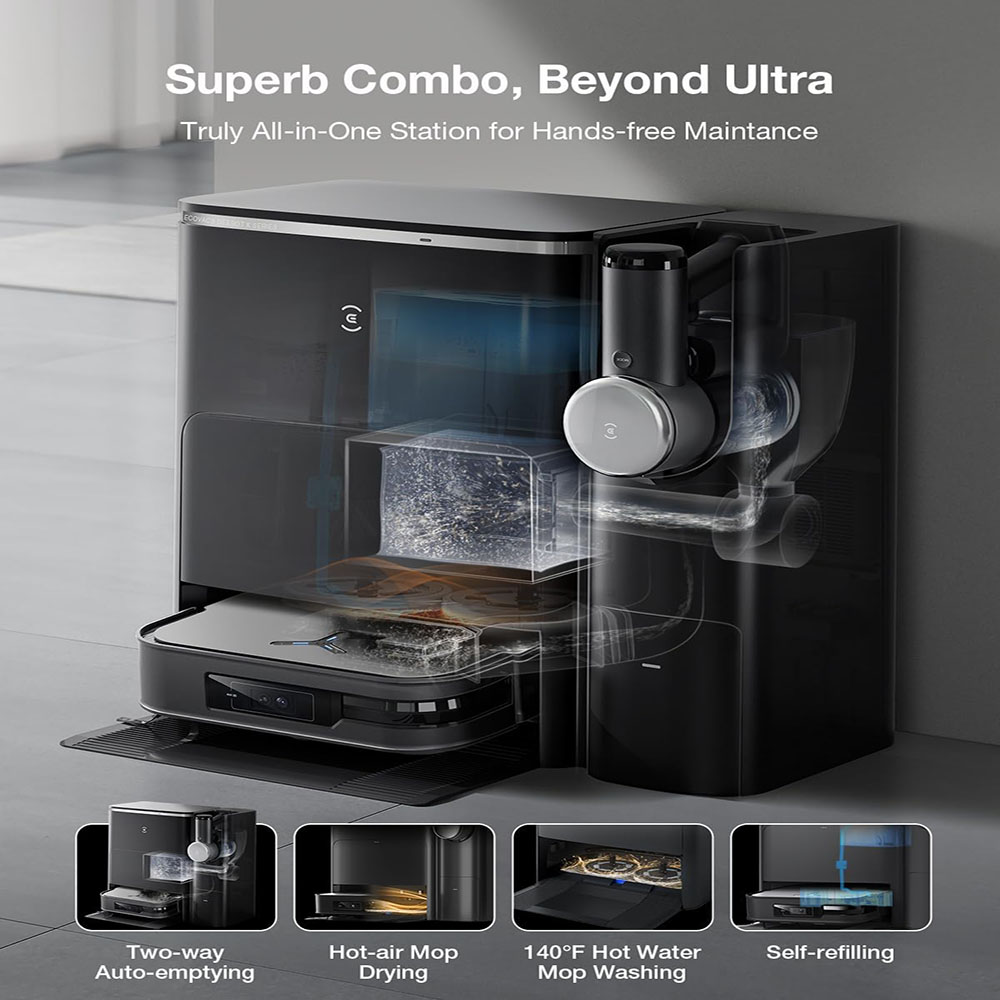 ECOVACS DEEBOT X2 Combo Robot Vacuum Cleaner and Mop