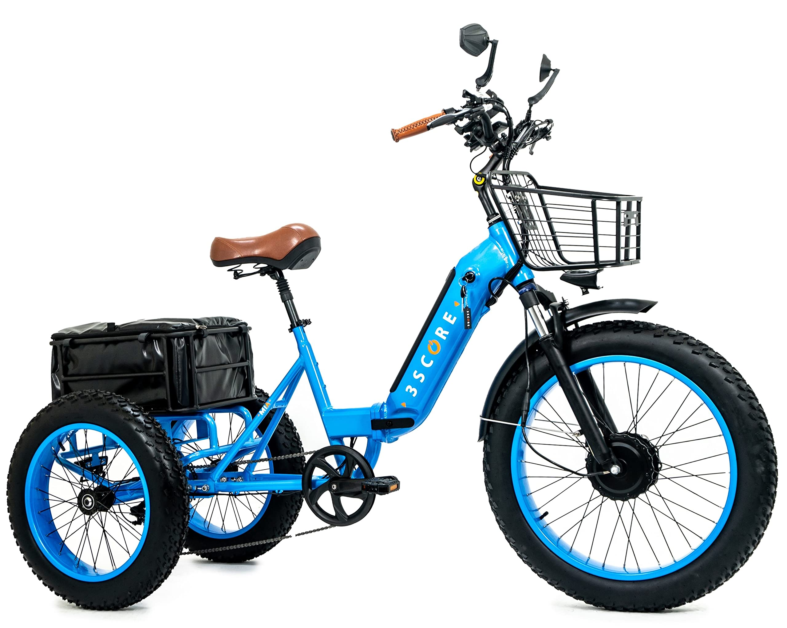 Electric Fat Trike 750W Motor & 48V Lithium Rechargeable Battery - Etrike 24 Inch Fat Tire