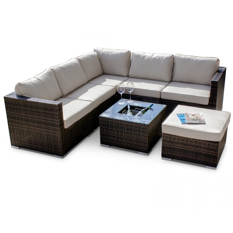 LONDON CORNER GROUP - WITH ICE BUCKET COFFEE TABLE