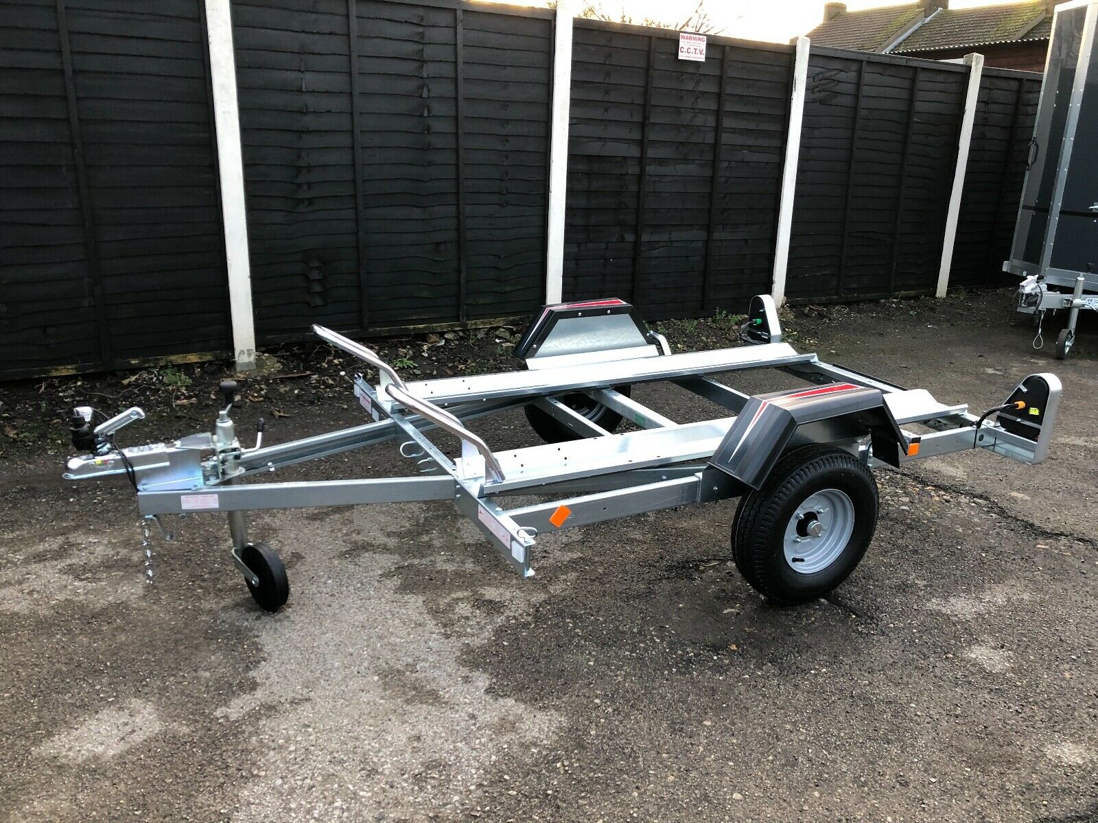  Brand New Erde CH451 Double Double Motorcycle Bike Motorcycle Trailer