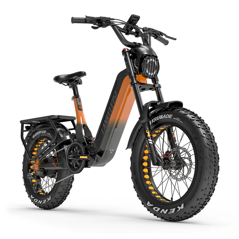Lankeleisi RX800 Plus 1000W 20 Fatbike Vollgefedertes Elektrofahrrad 48V 20Ah Sams genannt.