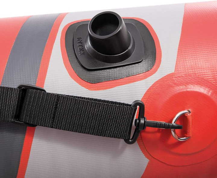 Intex Excursion Pro Kayak, Professional Series Inflatable Fishing Kayak, K2: 2-Person, Red