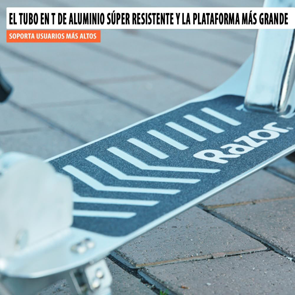 Razor A5 DLX Kick Scooter - Silver