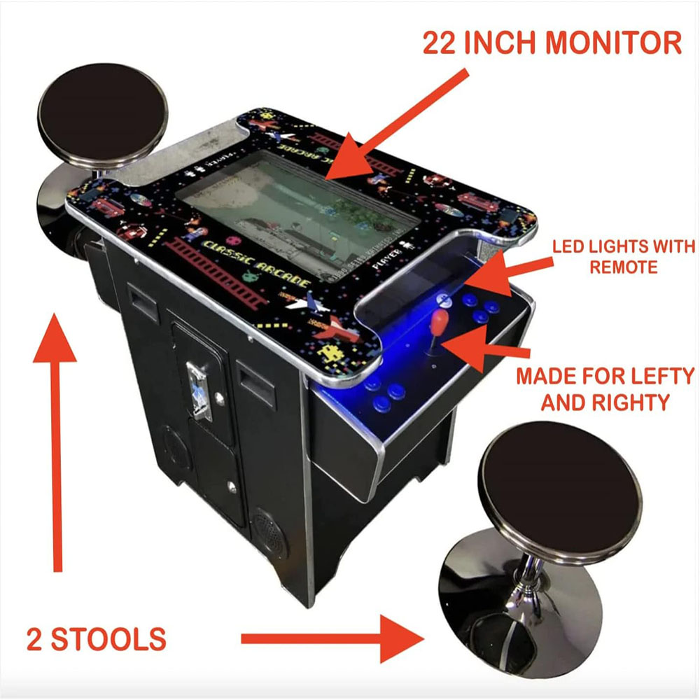 Full Size Commercial Grade Cocktail Arcade Machine
